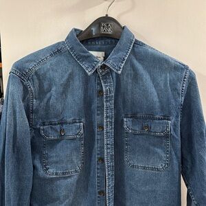 Goodfellow and Co men’s Denim shirt Large